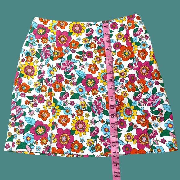 Mod floral mini skirt small - Picture 5 of 14
